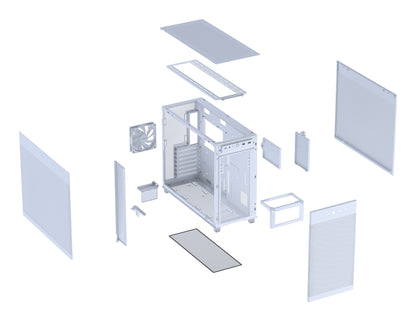 ASUS PRIME AP303 Mesh Midi Tower White