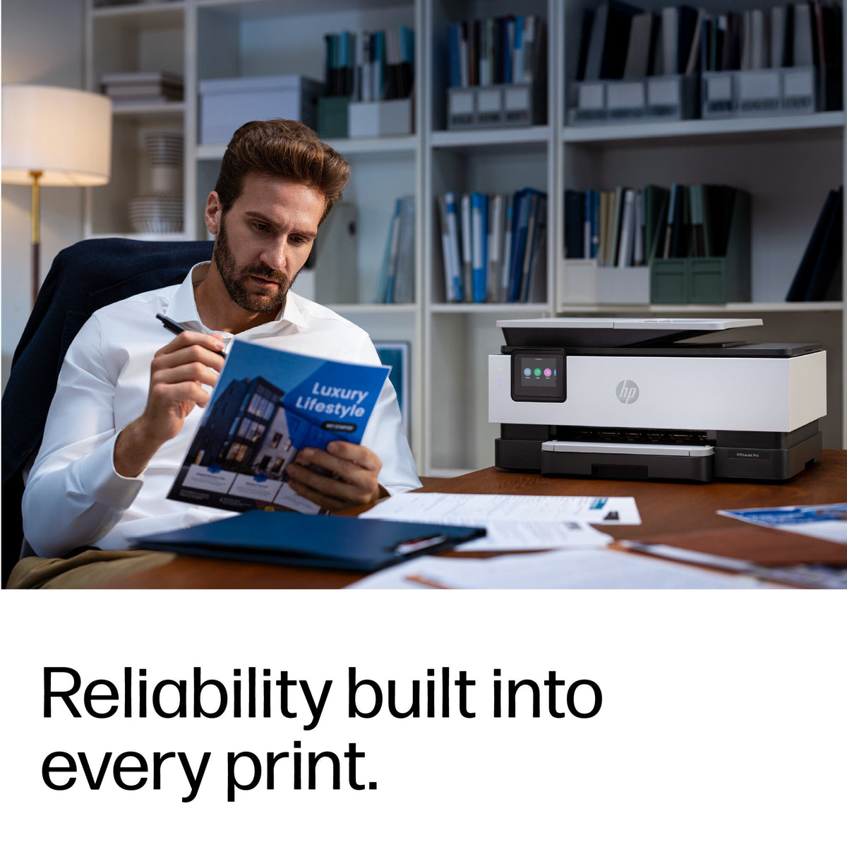 HP OfficeJet Pro 8125e Wireless All-in-One Color Printer, Instant Ink; Two-sided printing