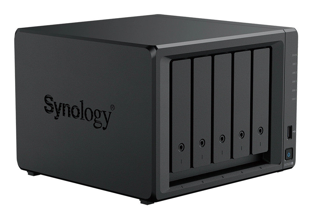 Synology DiskStation DS1525neo+ NAS Desktop AMD Ryzen V1500B 4 GB DDR4 0 TB Synology DSM Black