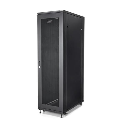 StarTech.com 42U Enterprise-Grade Server Rack Cabinet, 19in Enclosed 4-Post Rack with 36in (91cm) Mounting Depth and 2000lb (900kg) Weight Capacity