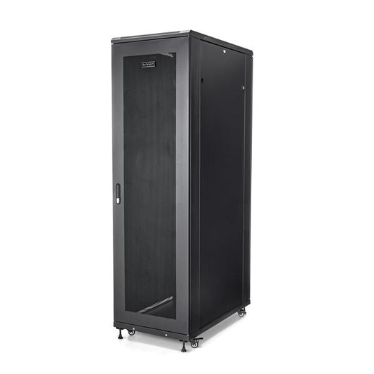 StarTech.com 42U Enterprise-Grade Server Rack Cabinet, 19in Enclosed 4-Post Rack with 36in (91cm) Mounting Depth and 2000lb (900kg) Weight Capacity