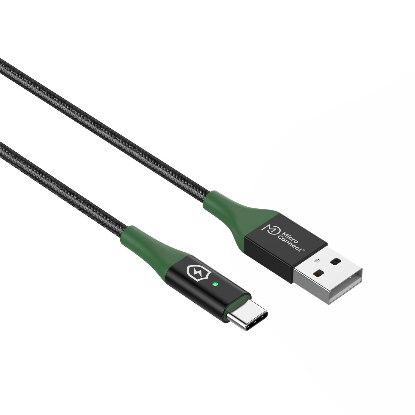 Microconnect MC-SMART USB-A-C-02 USB cable USB 2.0 2 m USB A USB C Black, Green