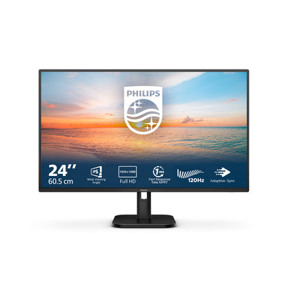 Philips 1000 series 24E1N1100A/00 computer monitor 60.5 cm (23.8") 1920 x 1080 pixels Full HD LCD Black
