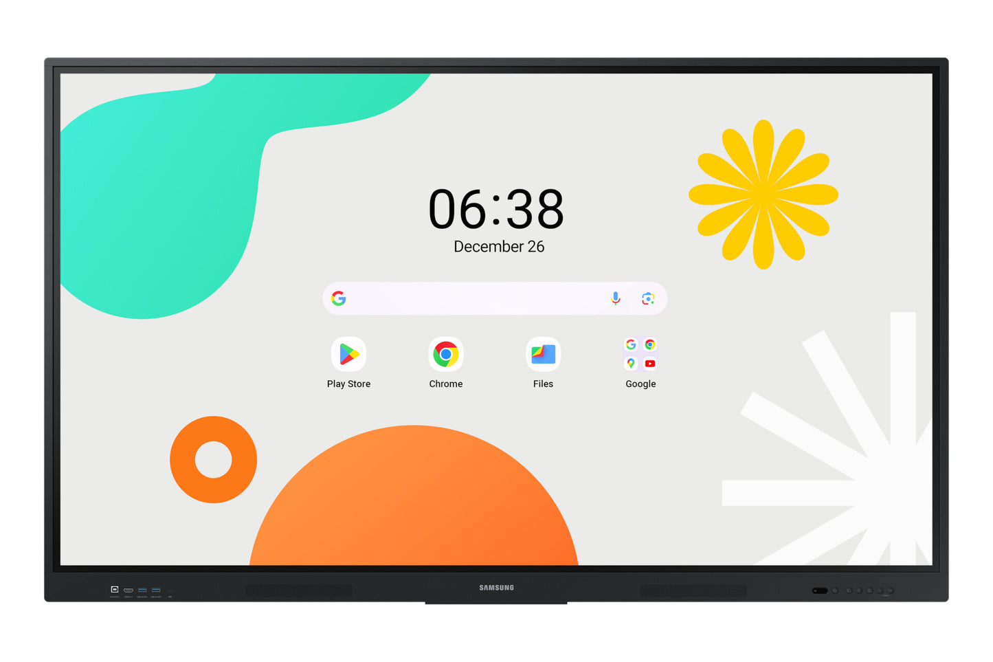 Samsung WA65F interactive whiteboard 165.1 cm (65") 3840 x 2160 pixels Touchscreen Black