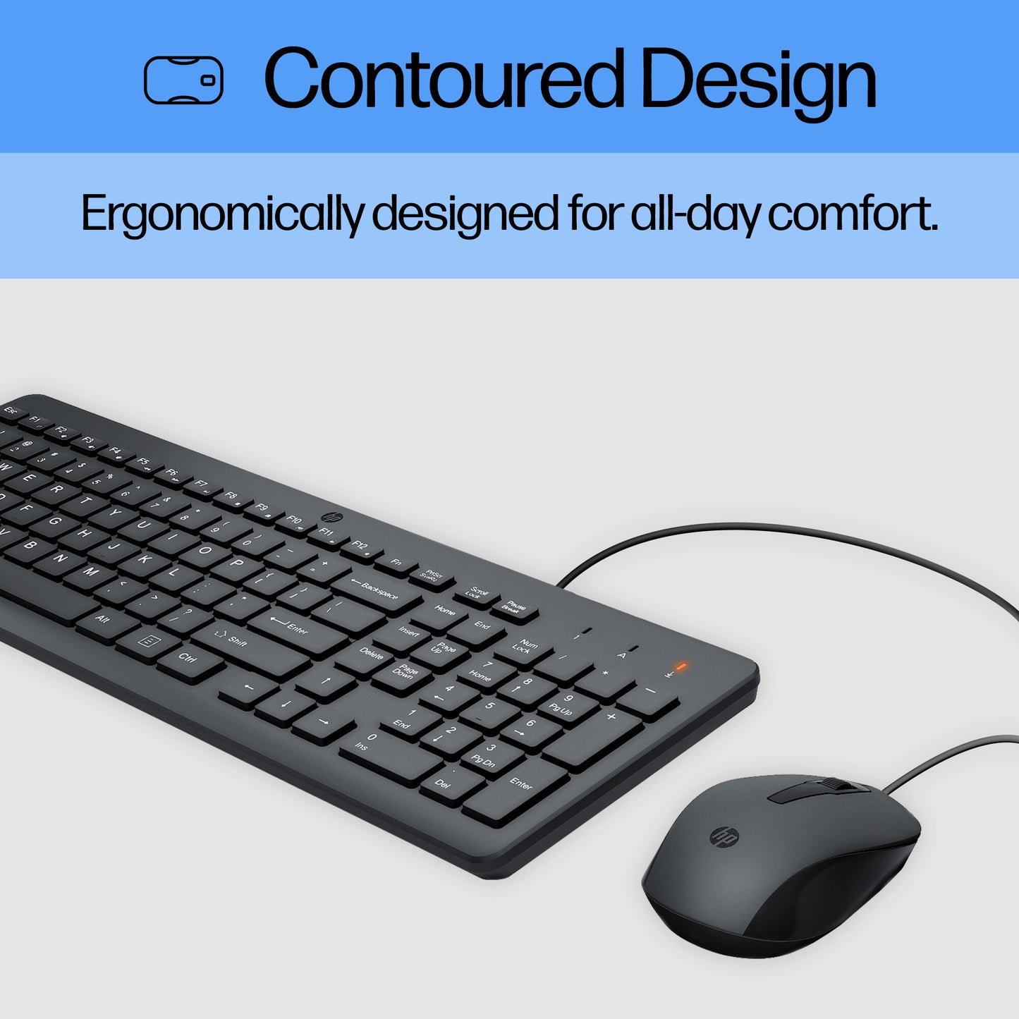 HP 150 Wired Mouse and Keyboard