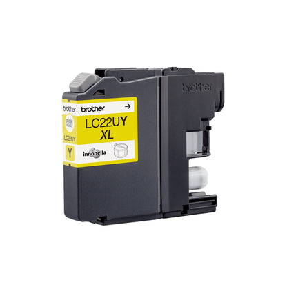 Brother LC22UY ink cartridge 1 pc(s) Original High (XL) Yield Yellow