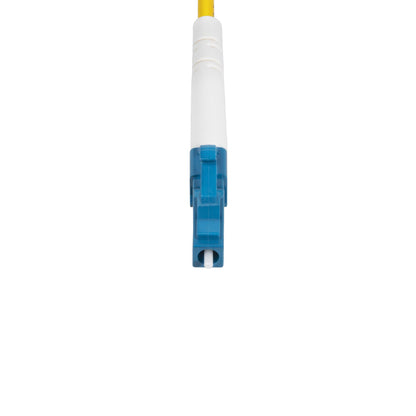 StarTech.com 3m (9.8ft) LC to LC (UPC) OS2 Single Mode Simplex Fiber Optic Cable, 9/125µm, 40G/100G, Bend Insensitive, Low Insertion Loss - LSZH Fiber Jumper Cord