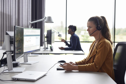 Poly EncorePro 520D with Quick Disconnect Binaural Digital Headset TAA