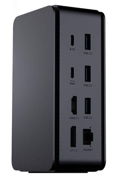 ProXtend USB4 Dual 8K Docking Station, Dark Silver