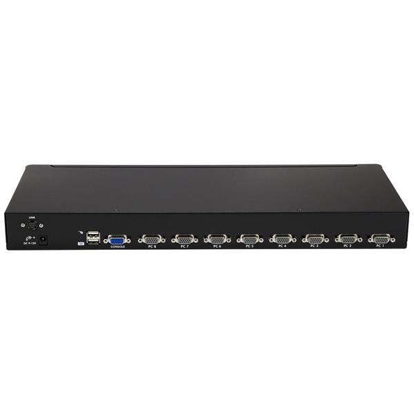 StarTech.com 8 Port 1U Rackmount USB KVM Switch Kit with OSD and Cables