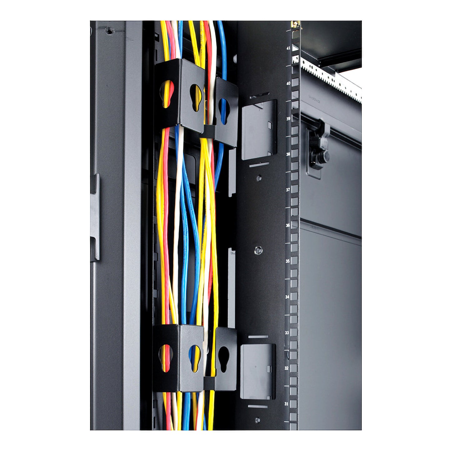 APC NetShelter Cable Management, Vertical Cable Manager, Containment Brackets, for NetShelter SX, SV, and VX Racks, 80 x 112 x 45 mm