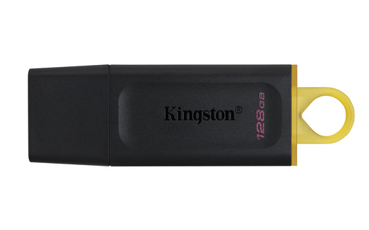 Kingston Technology DataTraveler Exodia - USB 3.2 Flash Drive, 128GB, USB 3.2 Gen 1 (3.1 Gen 1), black and yellow