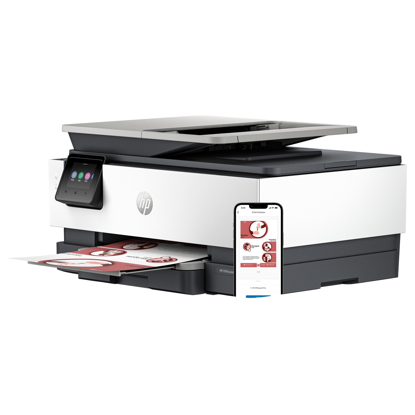 HP OfficeJet Pro 8134e Wireless All-in-One Color Printer, Instant Ink; Two-sided printing