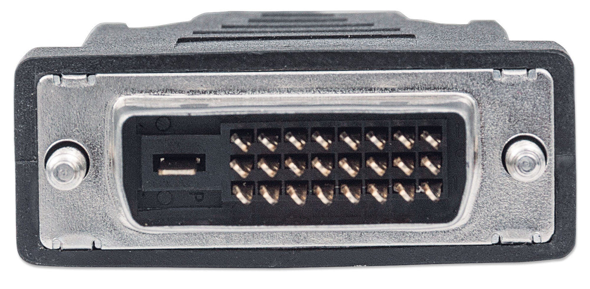 Manhattan DVI-D Dual-Link Video Cable, 3m, Male to Male, Fully Shielded, Black, Lifetime Warranty, Equivalent to DVIDDMM3M