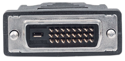 Manhattan DVI-D Dual-Link Video Cable, 3m, Male to Male, Fully Shielded, Black, Lifetime Warranty, Equivalent to DVIDDMM3M