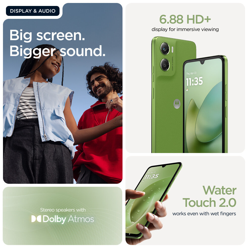Motorola moto g06 17.5 cm (6.88") Dual SIM Android 15 4G USB Type-C 4 GB 64 GB 5200 mAh Green