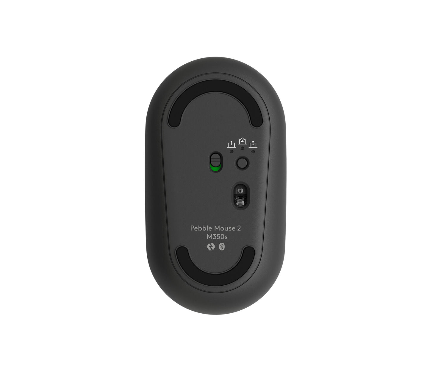 Logitech Pebble 2 M350s mouse Travel Ambidextrous RF Wireless + Bluetooth Optical 4000 DPI