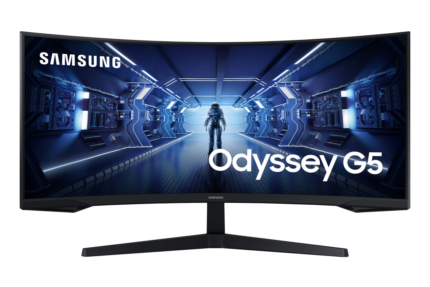 Samsung LC34G55TWWPXXU computer monitor 86.4 cm (34") 3440 x 1440 pixels UltraWide Quad HD LED Black