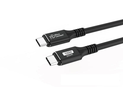 Microconnect USB3.2CC015 USB cable USB 3.2 Gen 2x2 0.15 m USB C Black