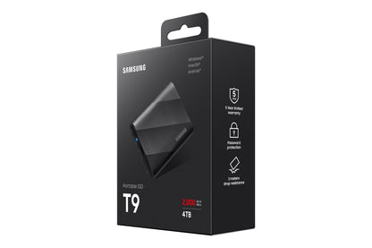 Samsung MU-PG4T0B 4 TB USB Type-C USB 3.2 Gen 2x2 Black