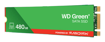Western Digital Green WD ™ SATA SSD M.2 2280 POWERED BY SANDISK 480 GB