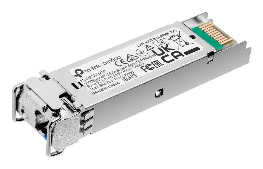 TP-Link Omada 1000Base-BX WDM Bi-Directional SFP Module, Fiber optic, 1250 Mbit/s