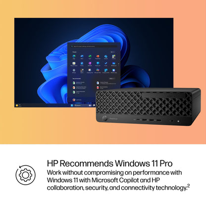 HP ProDesk 4 SFF G1i Desktop AI PC Intel Core Ultra 5 235 16 GB DDR5-SDRAM 512 GB SSD Windows 11 Pro