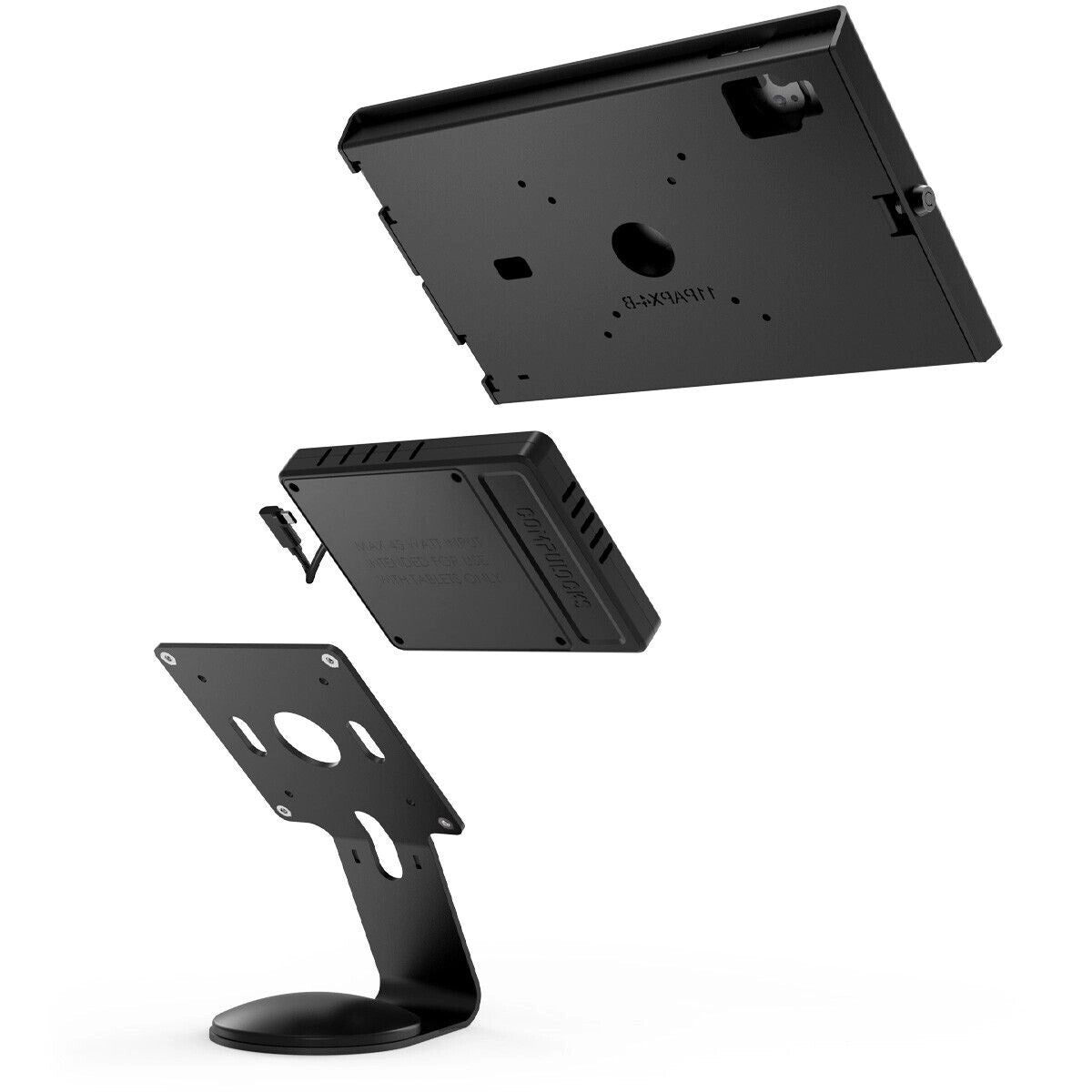 Compulocks iPad 10.9" 10th Gen Space Enclosure Core Counter Stand or Wall Mount Plus Hub Black