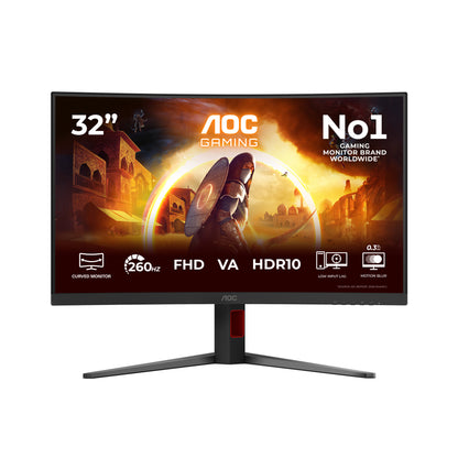 AOC G4 C32G4Z computer monitor 80 cm (31.5") 1920 x 1080 pixels Full HD LCD Black, Red