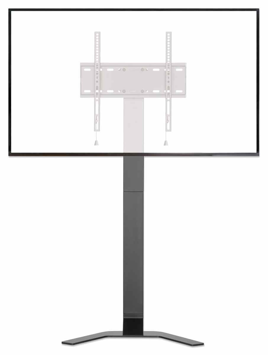 Manhattan Floor Stand for TV & Monitor Mounts (Ultra Slim), Stand Assembly, For screens: 37" to 55", VESA compatibility: all between 200x200 to 400x400mm - check the dimensions of the four mounting holes on back of screen to ensure it fits, Max 40kg, LFD,