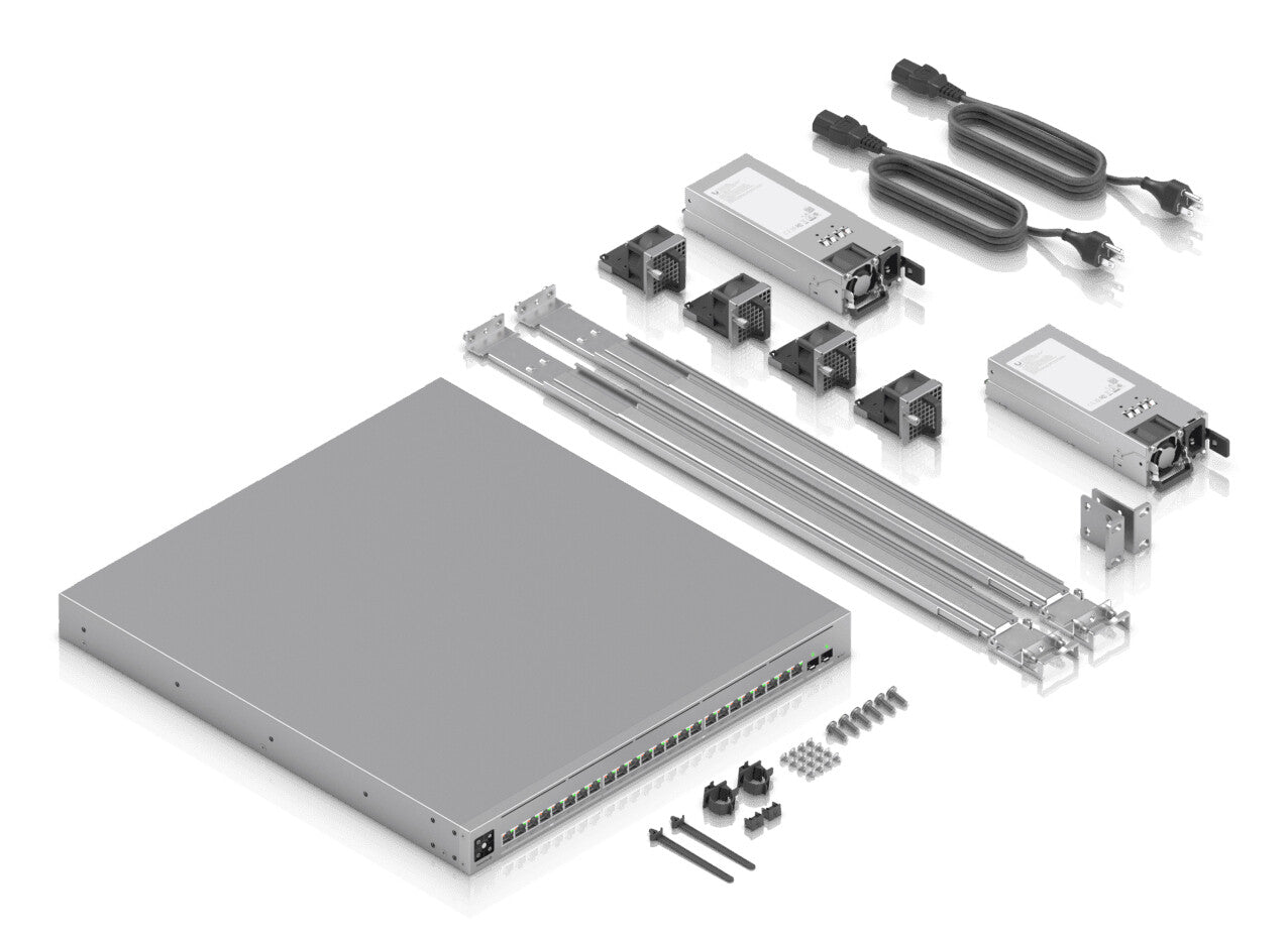 Ubiquiti UniFi ECS-24-PoE-UK Managed L2/L3 10G Ethernet (100/1000/10000) Power over Ethernet (PoE) 1U Grey