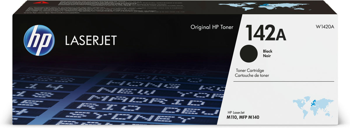 HP 142A black original LaserJet toner cartridge