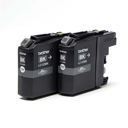 Brother LC123BKBP2 ink cartridge 2 pc(s) Original Black