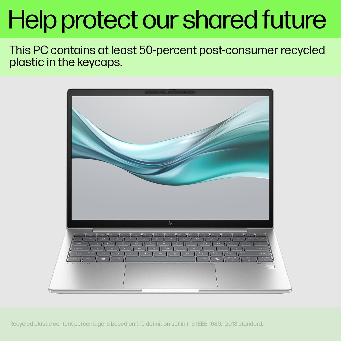 HP EliteBook G11 Intel Core Ultra 7 155U Laptop 40.6 cm (16") WUXGA 16 GB DDR5-SDRAM 512 GB SSD Wi-Fi 6E (802.11ax) Windows 11 Pro AI PC Silver