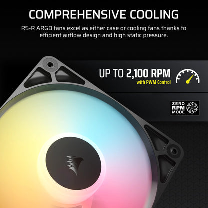Corsair RS120-R ARGB Computer case Fan 12 cm Black 3 pc(s)