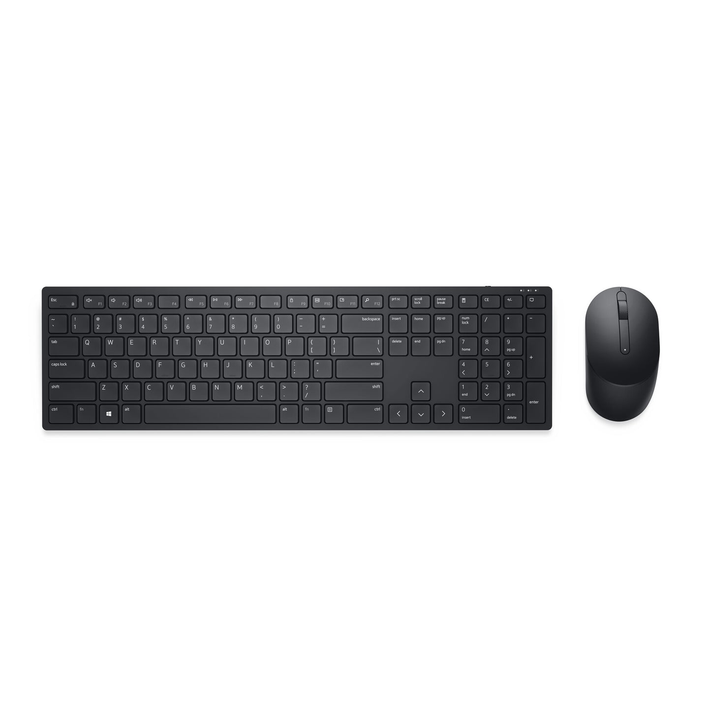 DELL Pro Keyboard and Mouse - KM5221W - German (QWERTZ) - Black
