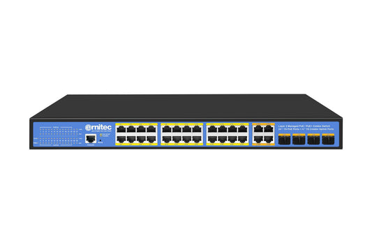 Ernitec ELECTRA-M224-1GB-370W network switch Managed L2/L2+ Gigabit Ethernet (10/100/1000) Power over Ethernet (PoE)
