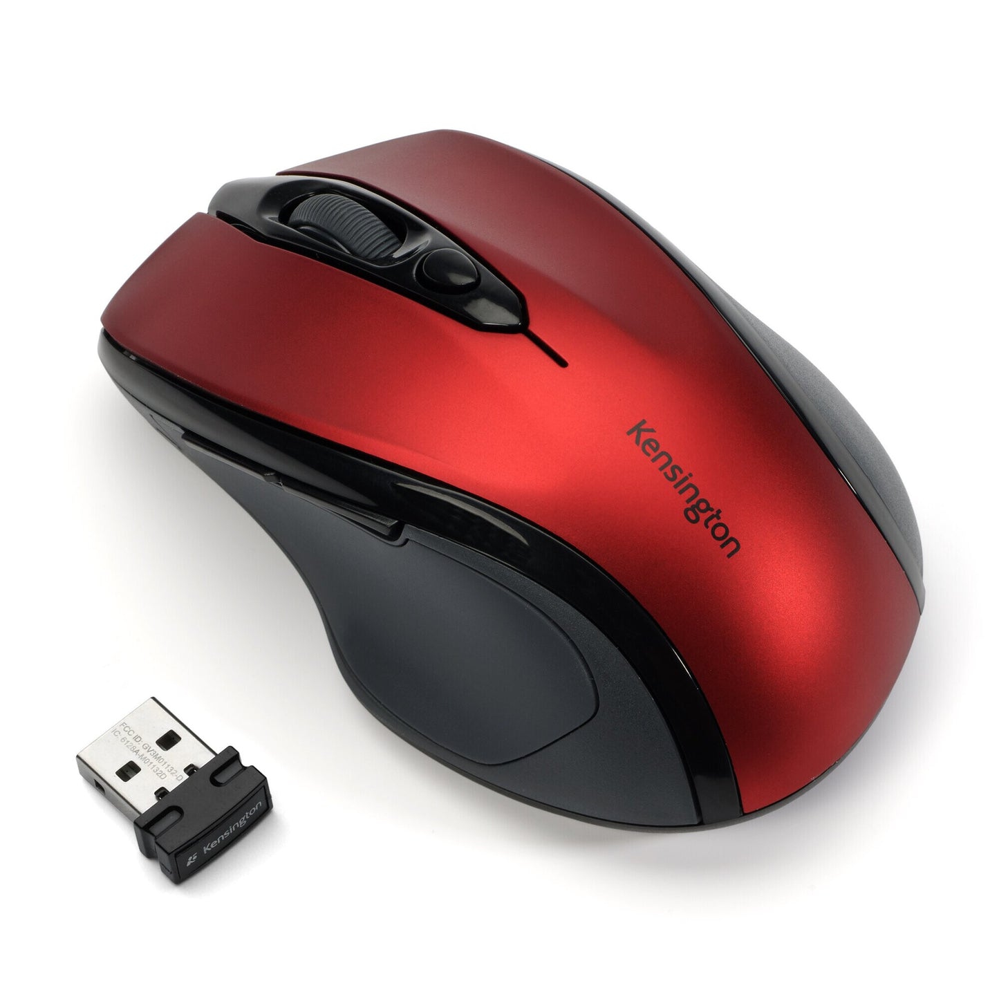 Kensington Pro Fit Mid-Size Wireless Mouse - Ruby Red