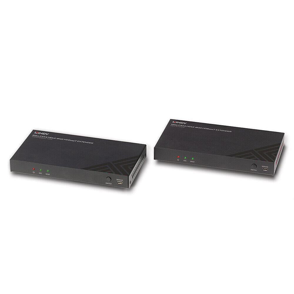 Lindy 100m Cat.6 HDMI 4K60, Audio, IR and RS-232 HDBaseT Extender