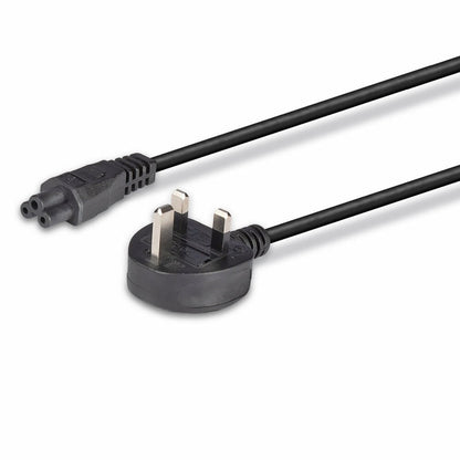 Lindy 3m UK 3 Pin to C5 Mains Cable, lead free