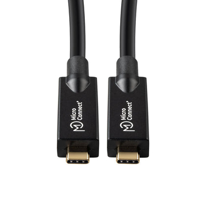 Microconnect USB3.2CC12OP USB cable USB 3.2 Gen 2 (3.1 Gen 2) 12.5 m USB C Black