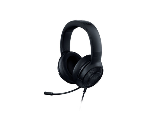 Razer Kraken X Lite Headset Wired Head-band Gaming, Boom microphone, black