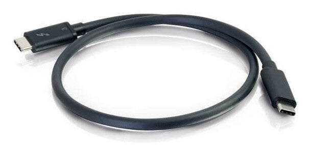 C2G 2m Thunderbolt 3 Cable (20Gbps) – Thunderbolt Cable – 4K support – Black