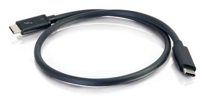 C2G 2m Thunderbolt 3 Cable (20Gbps) – Thunderbolt Cable – 4K support – Black