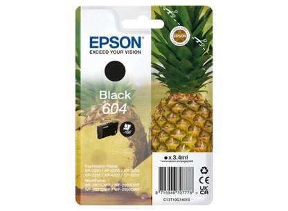 Epson 604 Pineapple Singlepack Black Ink