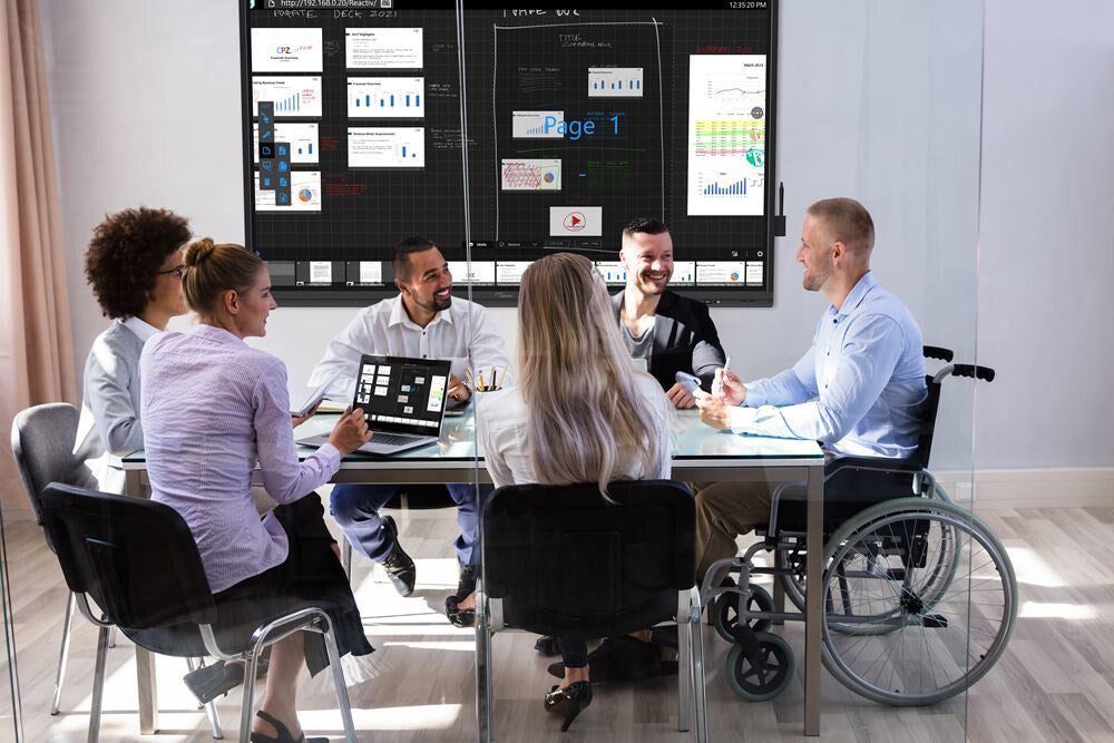 Optoma 5752RK+ Interactive flat panel 190.5 cm (75") LED 400 cd/m² 4K Ultra HD Black Touchscreen Built-in processor Android 11