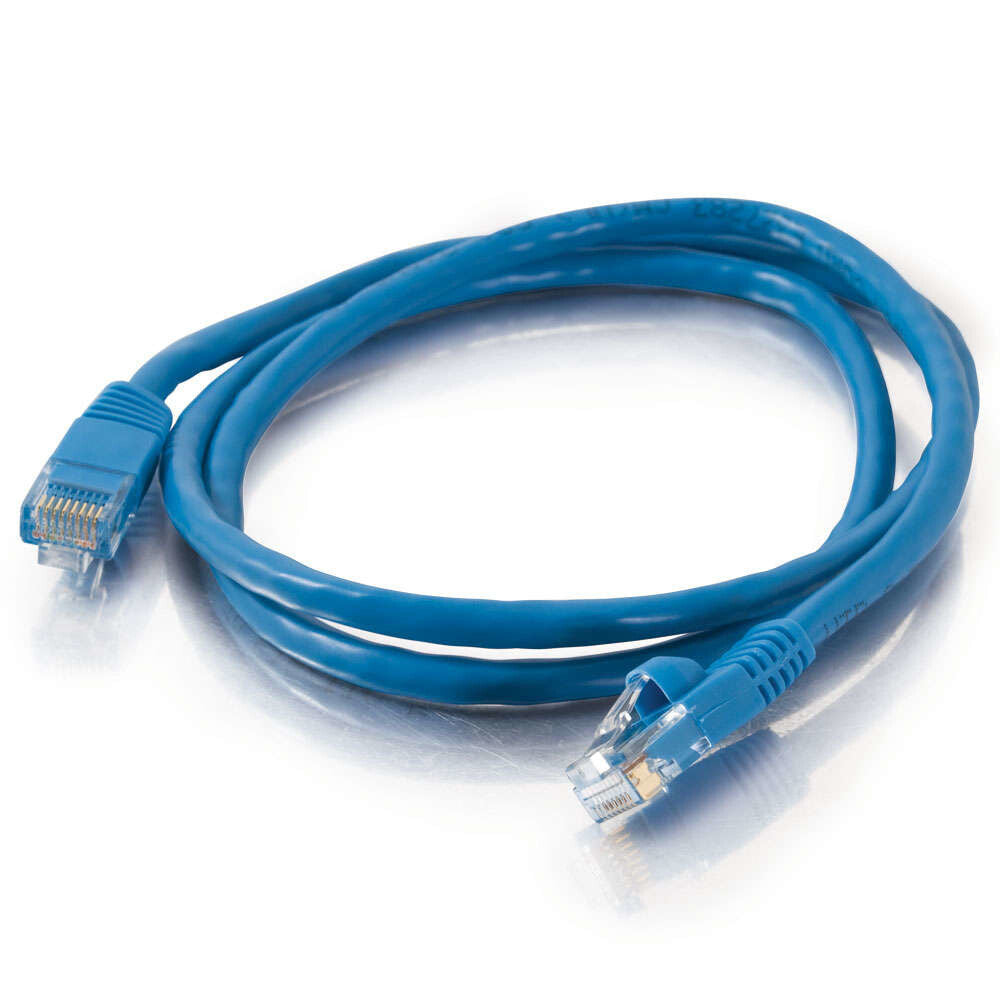 C2G 1m Cat5e Booted Unshielded (UTP) Network Patch Cable - Blue