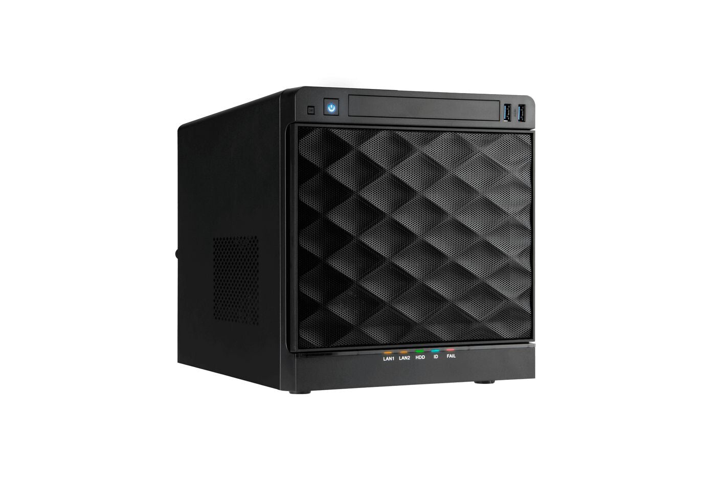Ernitec Cube 4 Bay Workstation - Intel Ultra 5 225, 16GB, 500GB NVMe, 1x2.5GbE, 1x1GbE, Wifi 6E, 315W, Win11 Pro DDR5-SDRAM Windows 11 Pro