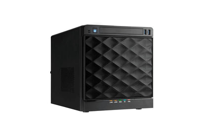 Ernitec Cube 4 Bay Workstation - Intel Ultra 5 225, 16GB, 500GB NVMe, 1x2.5GbE, 1x1GbE, Wifi 6E, 315W, Win11 Pro DDR5-SDRAM Windows 11 Pro