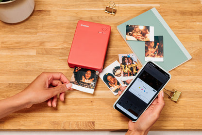 Canon SELPHY QX20 RD photo printer Dye-sublimation 287 x 287 DPI 2.8" x 3.3" (7.2x8.5cm) Wi-Fi